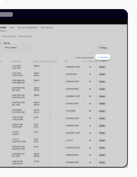OKX: select Download